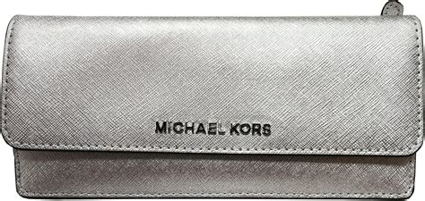 michael kors geldbörse silber|michael kors silver wallets.